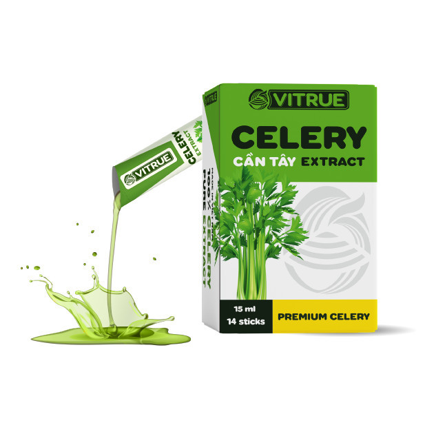 Vitrue Celery - Tinh chất cần tây (Hộp 14 gói)