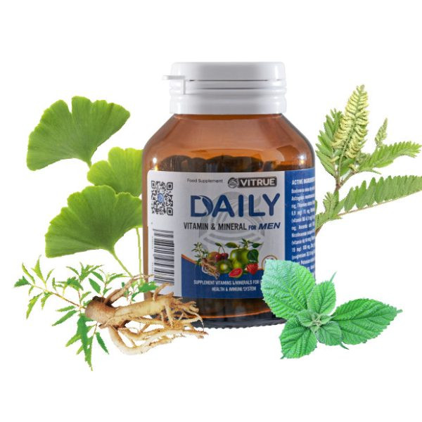 Vitrue Daily Vitamin Nam (Lọ 60 viên)