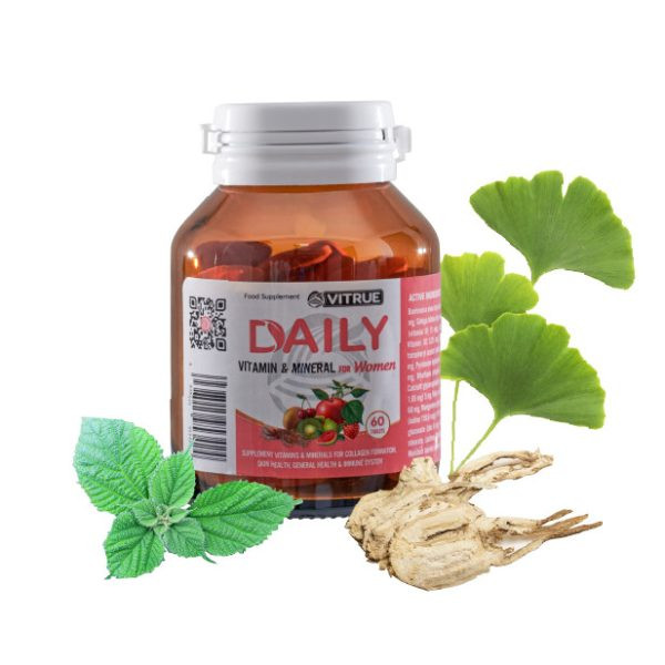 Vitrue Daily Vitamin Nữ (Lọ 60 viên)