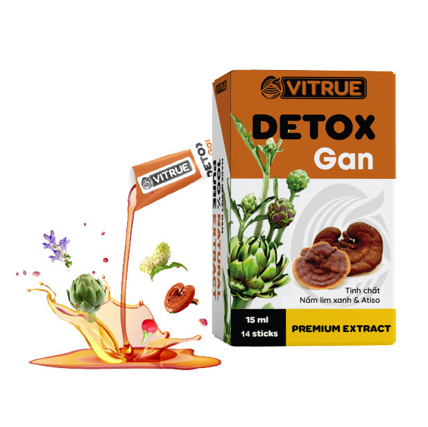 Vitrue Detox Gan (Hộp 14 gói)