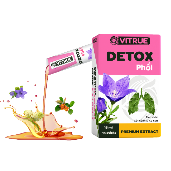 Vitrue Detox Phổi (Hộp 14 gói)